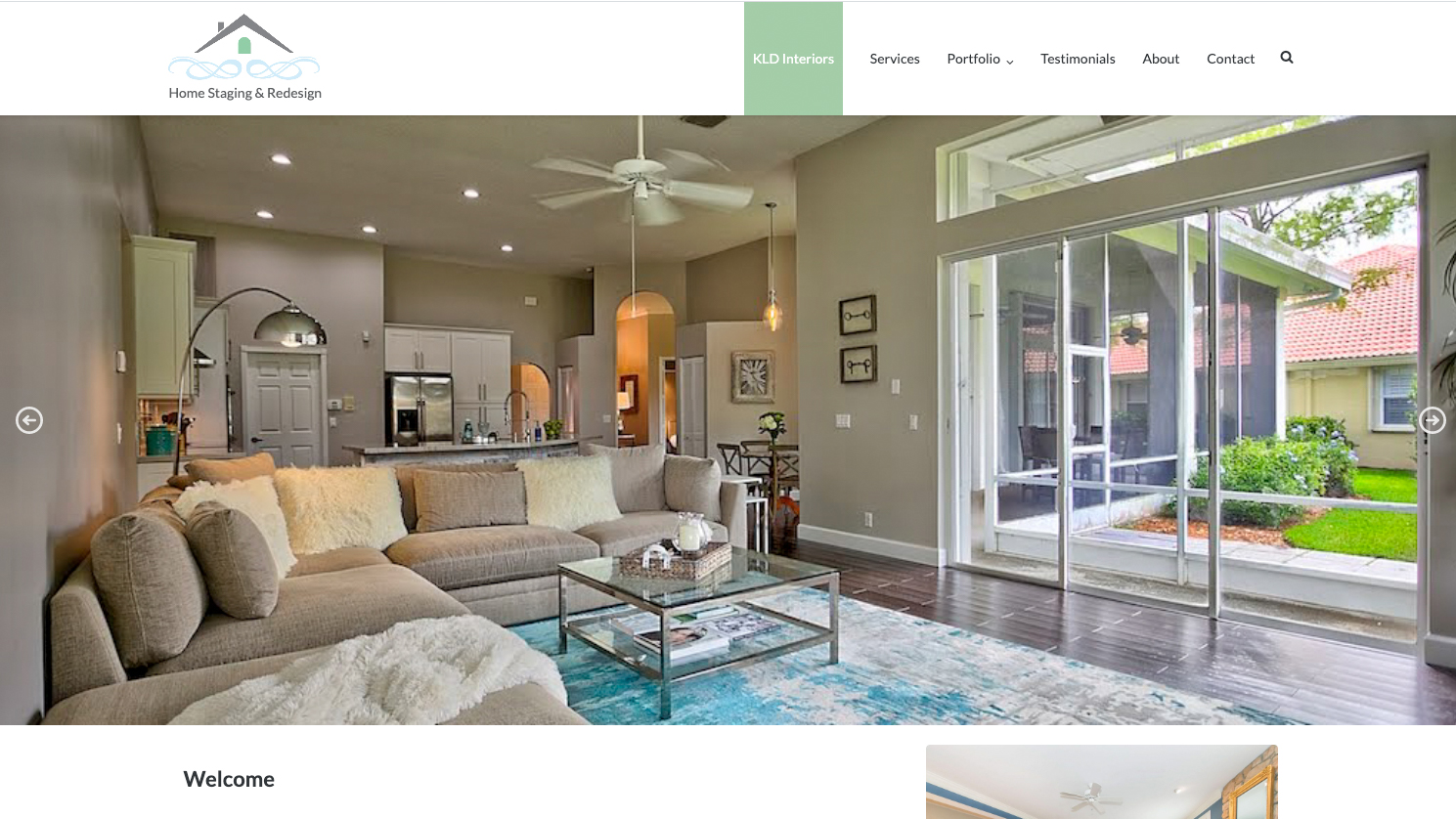 KLD Interiors Home Page Image